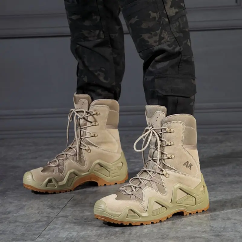 Hiking Shoes Combat Boots Autumn Winter New Hiking Shoes Outdoor Shoes Durable Breathable Quality Keep Warm Anti-skid Tactical Boots