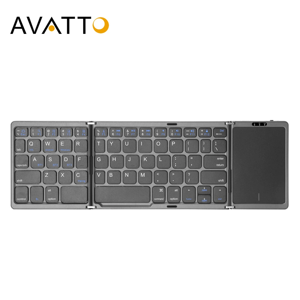 Avatto インテリジェントミニキーボード 3チャンネル接続 ポータブル ワイヤレス Bluetooth 5 1 Windows Android Ios タブレット Ipad用 Aliexpress