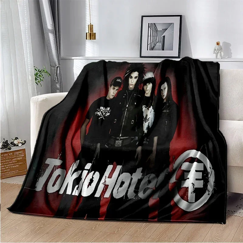 Rock Music Blanket Tokio Hotel Soft and Comfortable  Living Room Sofa Bed Bedroom Decoration  Fans Gift 6