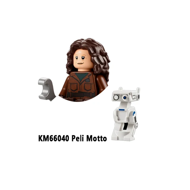 KM66037 ObiWan Kenobi Building Blocks Young Luke Skywalker Figurine