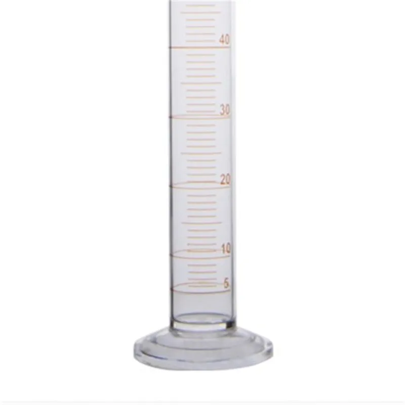 High quality 50ml Laboratory Measuring cylinder with Stopper and Scale High borosilicate 3.3 Glass Measuring Cup Lab Supplies