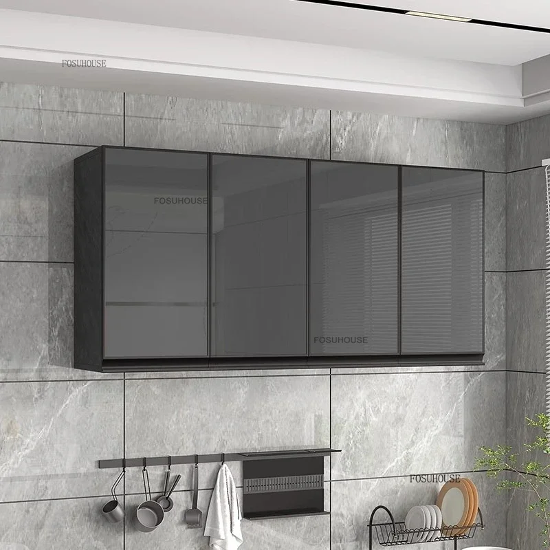 Designer Wall Mounted Kitchen Cabinets European Kitchen Furniture Home Wooden Storage Cabinet Bedroom Closet Organizer with Door 4