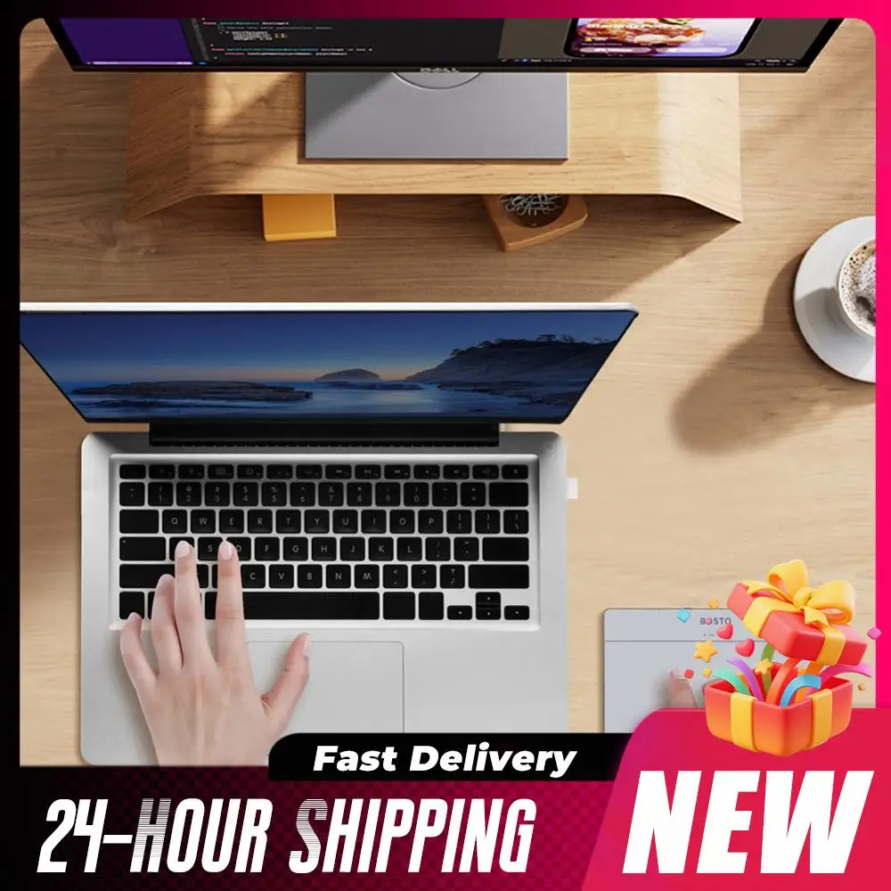 Bluetooth-Compatible Touchpad High Precision Haptic Feedback Wireless Touchpad Wired Precision Trackpad for Desktop Laptop User