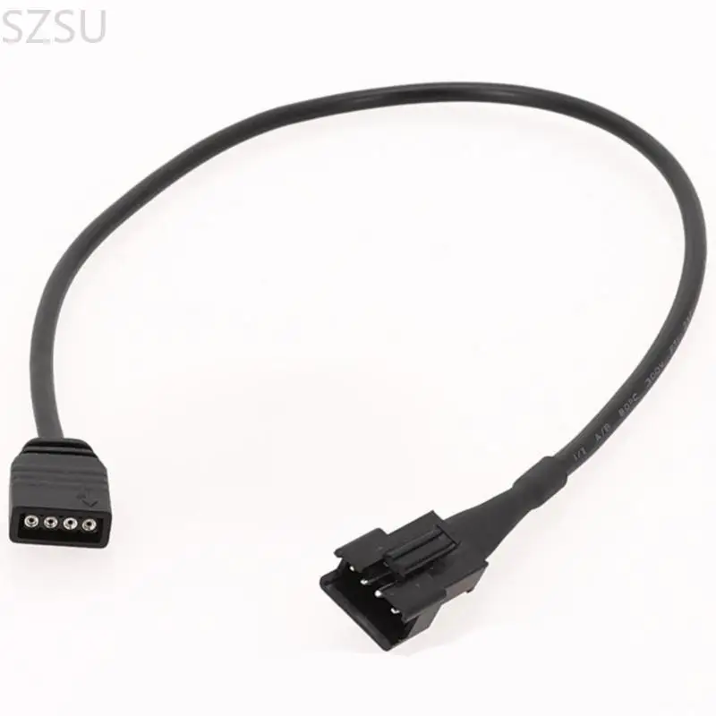 SZSU 2pcs 5v12v ARGB 연장 케이블 4Pin SM4Pin Female, DEEPCOOL/Lian PC 케이스 팬 및 LED 조명 스트립 설치용