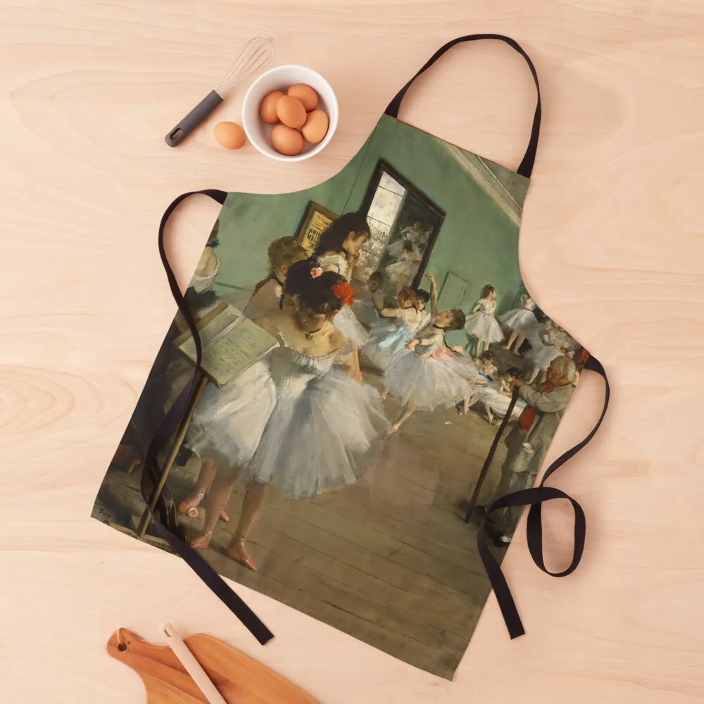 

Edgar Degas. The Dance Class, 1874. Apron Home And Kitchen Woman Work christmas kitchen cloths Salon Apron