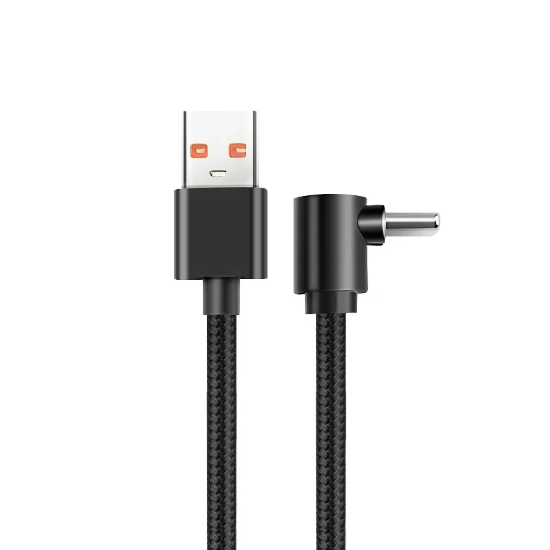 PD 60W 고속 충전 데이터 케이블 퀵차지 3.0 충전기 라인 90도 엘보우 USB A to Type C 케이블 (0.25m/0.5m/1m/2m) 휴대폰용