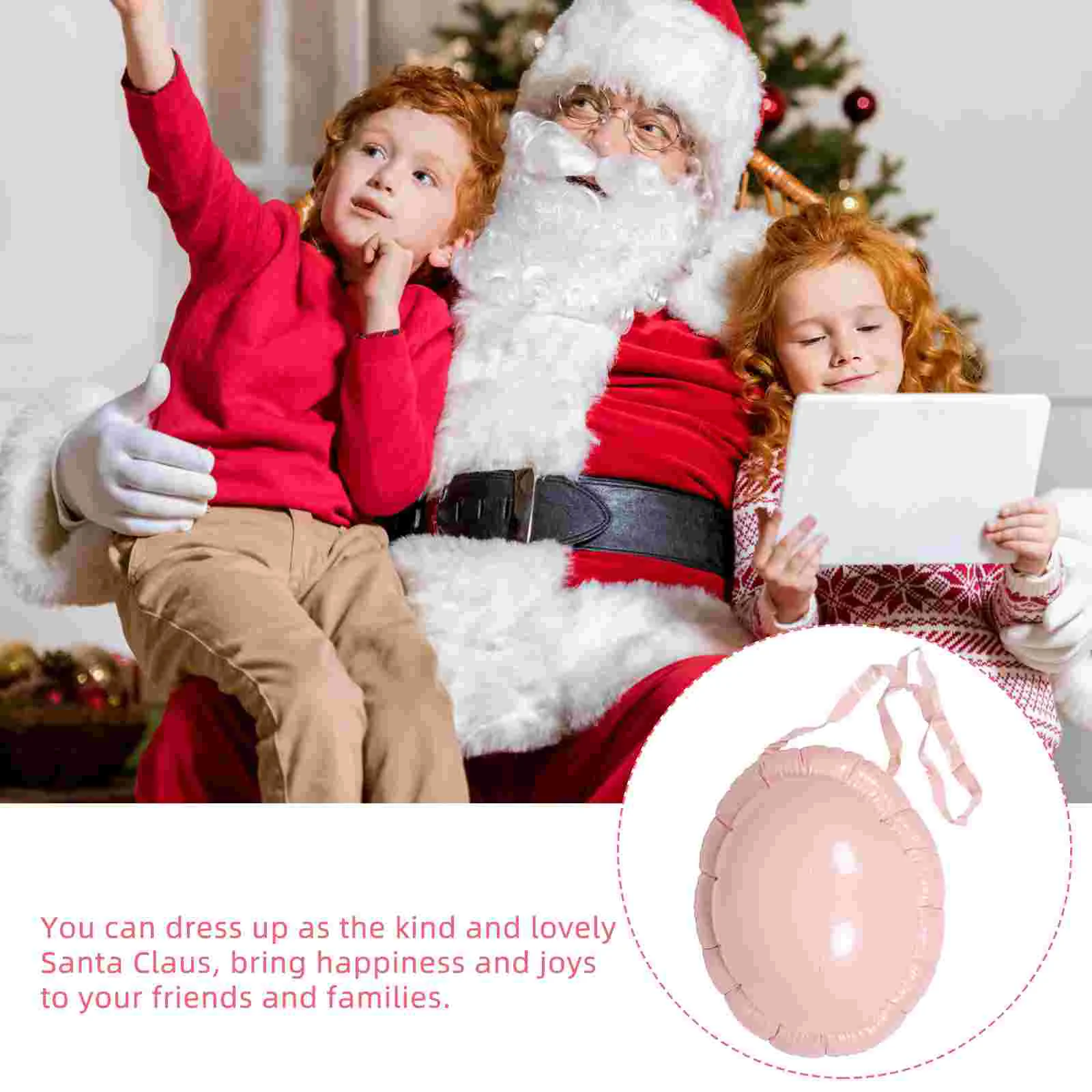 Inflatable Belly Fake Belly Dress Up Inflatable Pregnant Cosplay Costume Prop Santa Claus Costume Prop Realistic Inflatabl cosplay costume santa claus costume halloween party props
