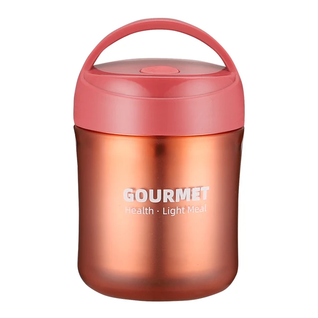 Thermal Lunch Containers Hot Food  Stainless Steel Thermos Containers -  430ml Food - Aliexpress