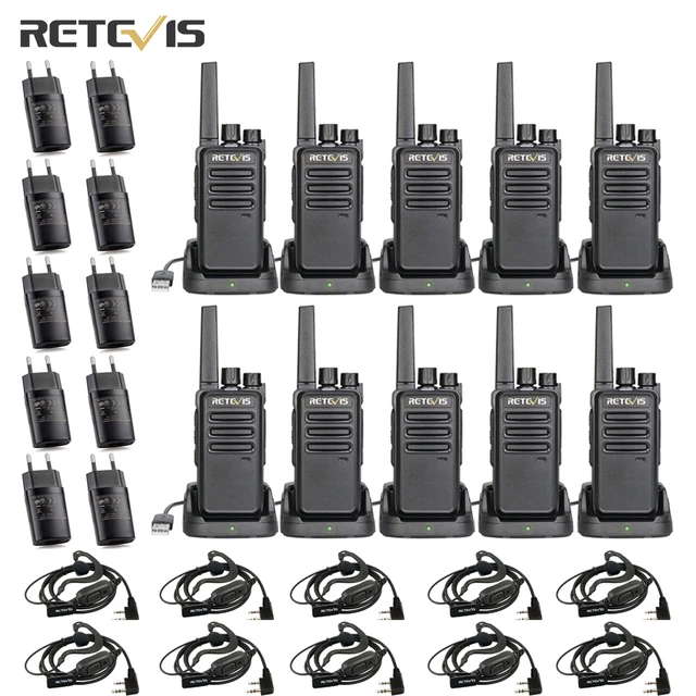 Retevis NR610 Walkie Talkie AI Noise Reduction Two-way Radio Station Type-C  Charger Portable Walkie-talkies for KTV Factory - AliExpress