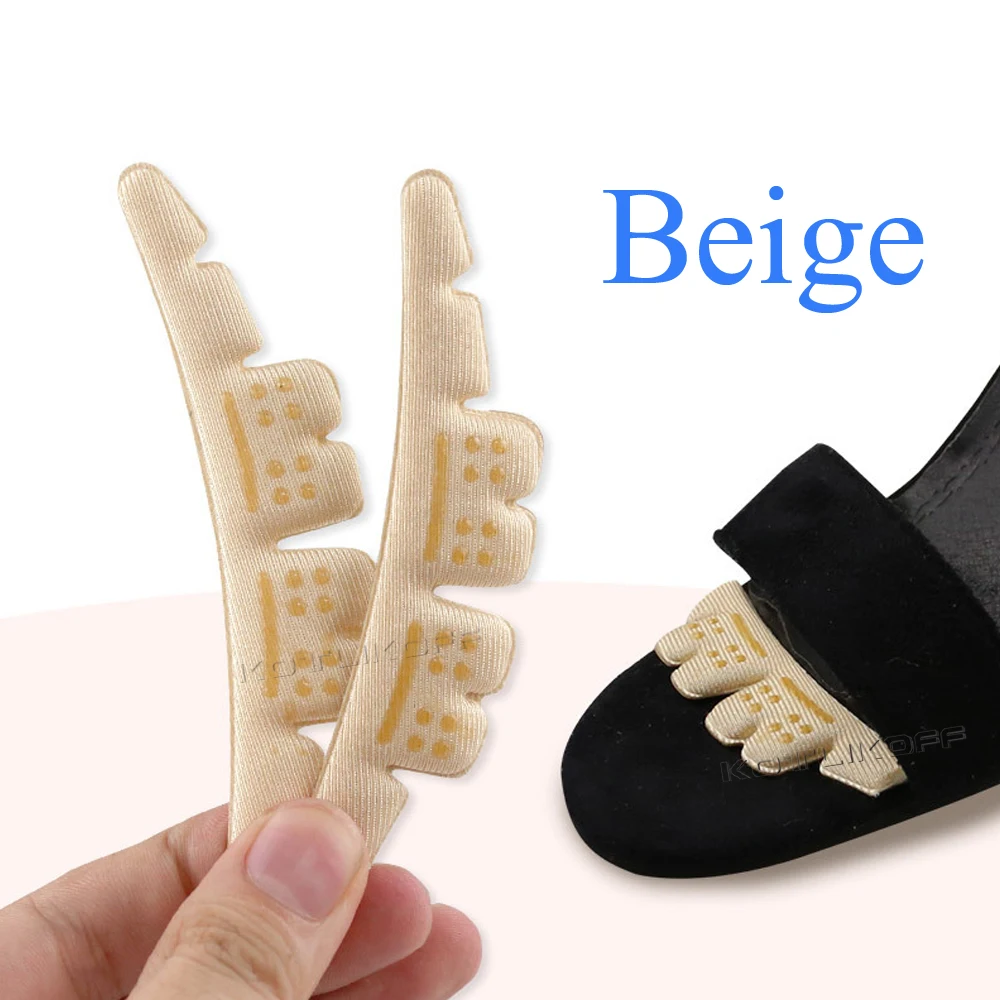 Women's Non-Slip Silicone Shoe Inserts - Self-Adhesive Gel Pads