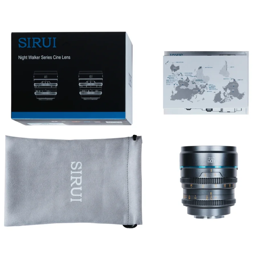 SIRUI 16mm T1.2 75mm T1.2 S35 Cine Lens Night Shot for Sony E Fuji