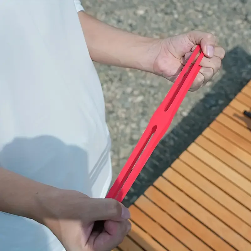 야외 캠핑 식기 보관 H 자형 실리콘 스트랩 탄성, 컬러 타이 커트러리 크로스 스트랩 커트러리 포장 스트랩, 여행