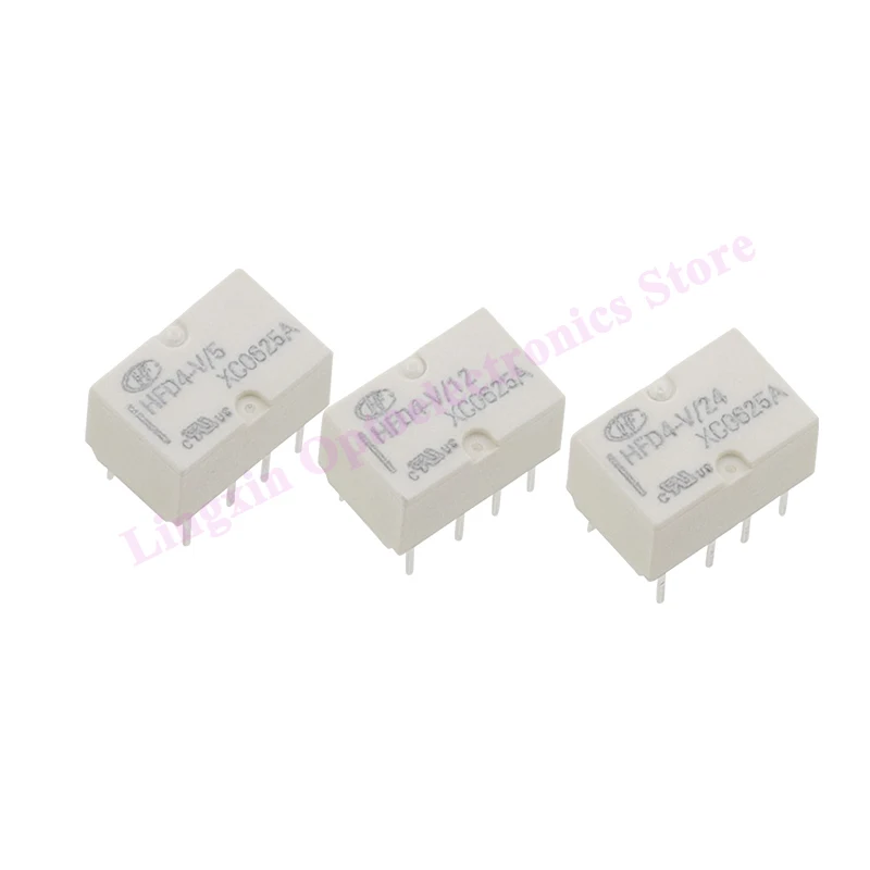 Description Picture 5 of item5PCS/lot Signal relay HFD4 2A 8PIN SMD/DIP Relay 3V 4.5V 5V 12V 24V DC HFD4-V/5V HFD4/12V -S HFD4/24V -S1R  HFD4/3 4.5 5 12 24-S