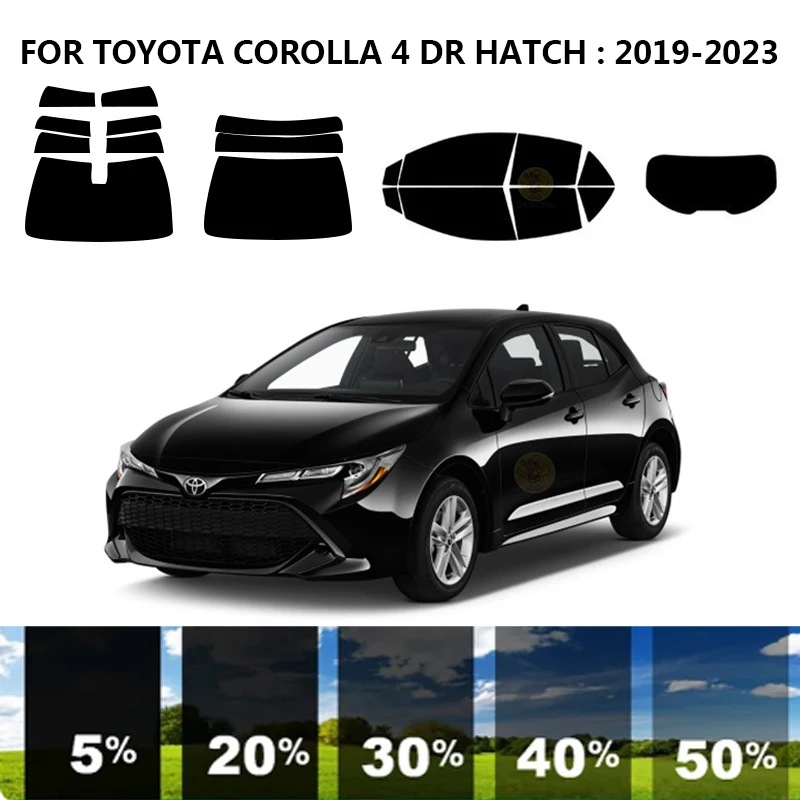 

Precut nanoceramics car UV Window Tint Kit Automotive Window Film For TOYOTA COROLLA E210 4 DR HATCH 2019-2023