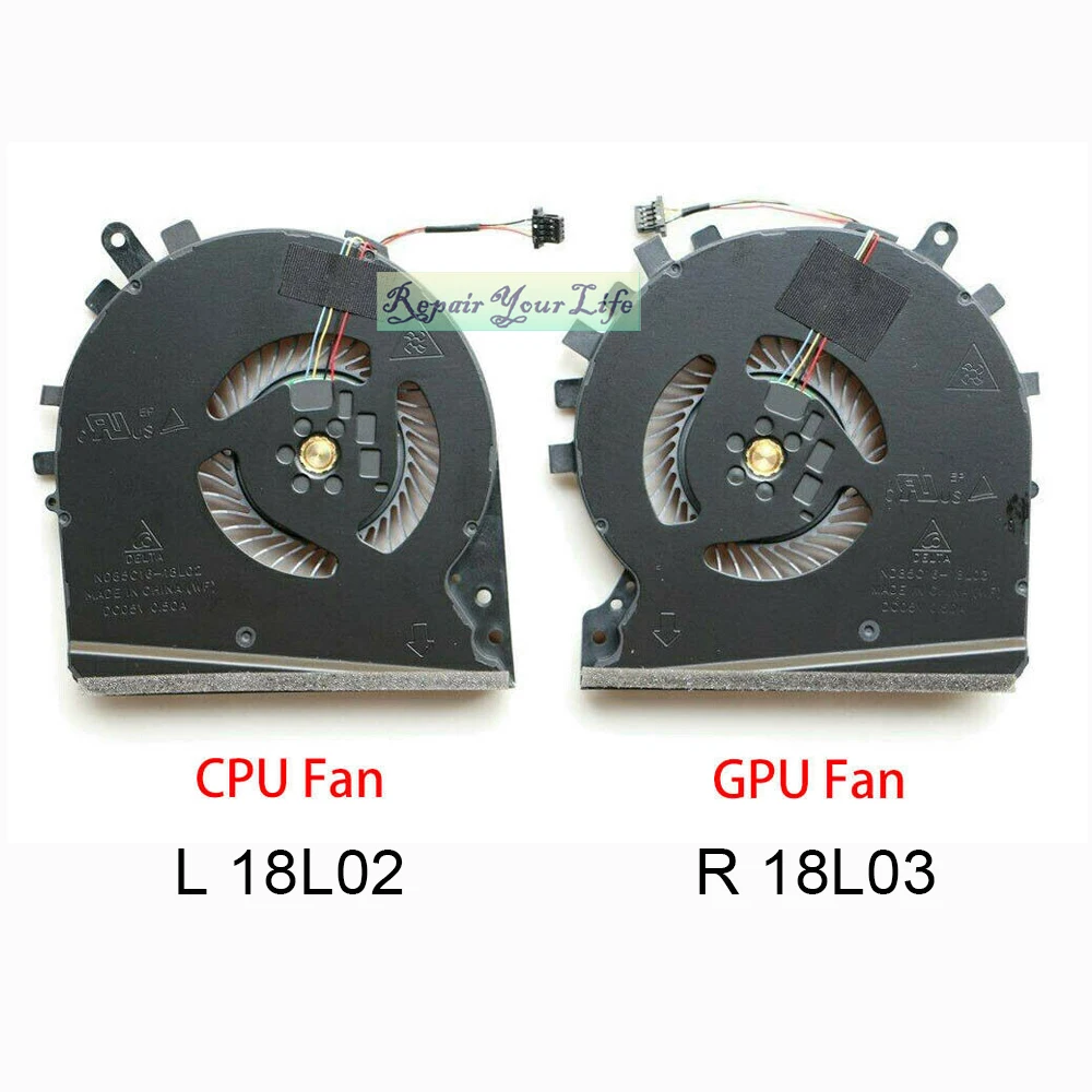 Ventilateurs CPU & GPU Pour HP Pavilion Gaming 15-DK1325NG - Neufs, Garantie 1 An