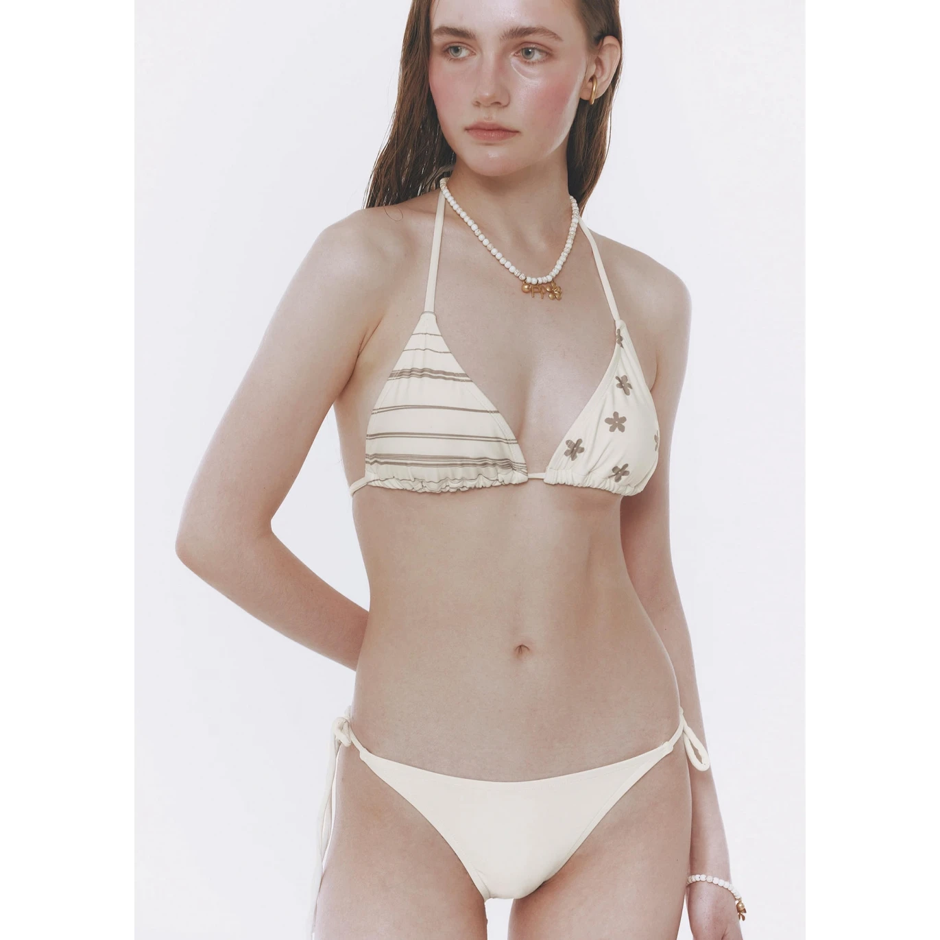 New Simple Bikini Women's Two-Piece Swimsuit for Beach Vaion Thermal Spring Sexy Separate Design Swimming Costume Fem