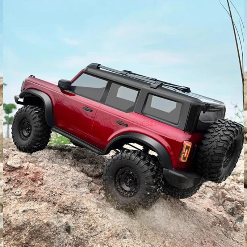 New 1:10 Hb R1001 Bronco Simulation Rc Climbing Car Remote Control Model Awd Off-road Car Toys Compatible 2s 3s All-metal Gears 5