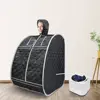 Foldable Lightweight Personal Portable Spa Saunas, 2L&1000W Steam Generator with Protection & Remote Control 6