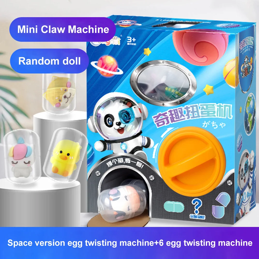 Cartoon Claw Machine with Music and Light Claw Crane Machines Doll Machine Toy Children Interactive Toys Gift for Boys and Girls 5