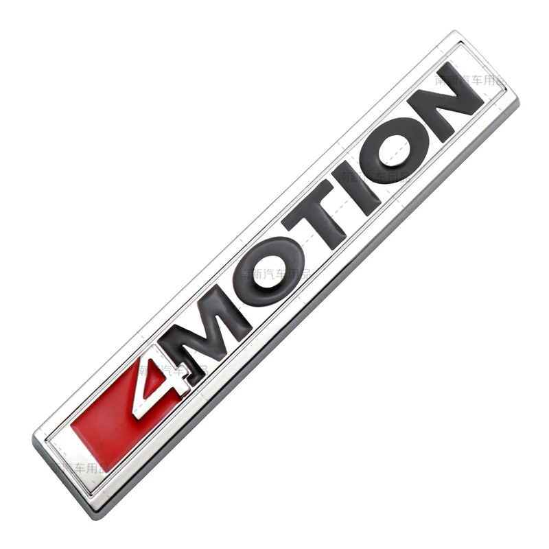 3d Metal 4 Motion Logo Car Grill Badge Trunk Sticker For 5 MK4 T5 T6 Passat 4 B6 B8 B5 Tiguan 4motion Emblem Accessories