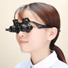 2.5X 4X 6X 8X 10X 15X 20X 25X Multi-Power Double LED Lights Magnifier Eye Glasses Watch Repair Loupe Jeweler Magnifying Glass 2