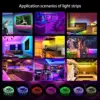 5v5050 Bluetooth/infrared LED set with 24 keys remote control and application control, used in bedrooms, families, parties and festivals. 2