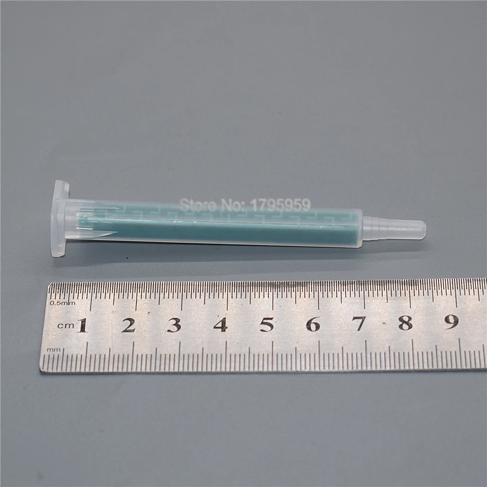 50pcs Mixing Nozzles Epoxy Resin AB Glues Static Mixer 83mm Mixing Tube for 50ml Two Component Adhesives 1:1 AB Glues Cartridges