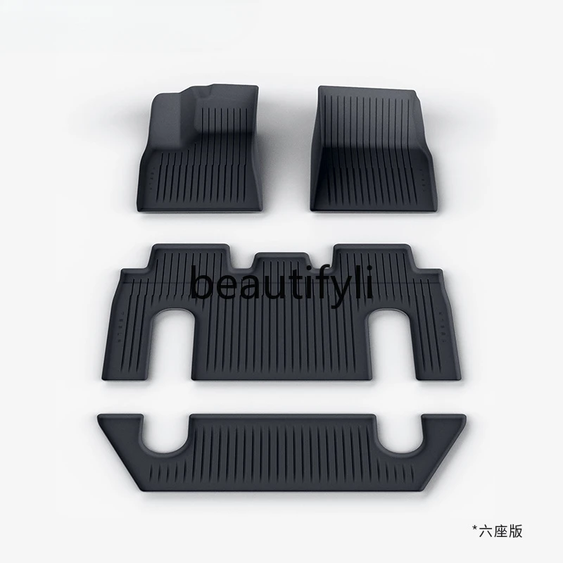 Model x front and rear rows all-weather fully enclosed foot pads five-seat six-seat seven-seat version