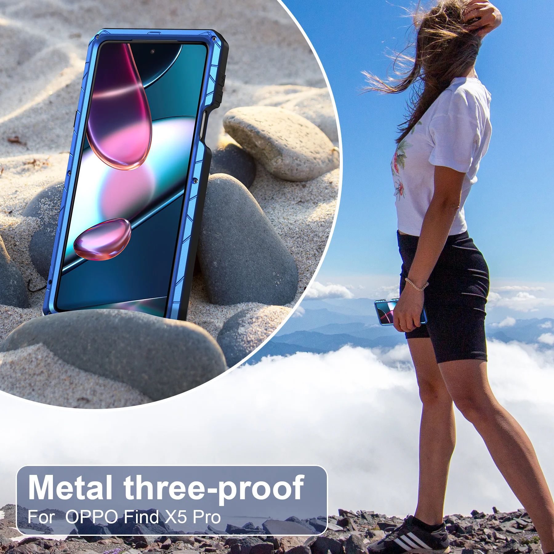 Shockproof Dropproof Dustproof Phone Case For Motorola Moto Edge X30 G100 G 5g Plus Metal Heavy Duty Protection Cover Cases