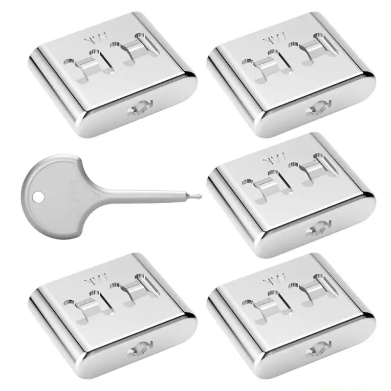 유형 C 포트 보안 잠금 장치 금속 물리적 장벽 USB C 포트 차단기 노트북, PC용 유형 C 데이터 보호 잠금 장치