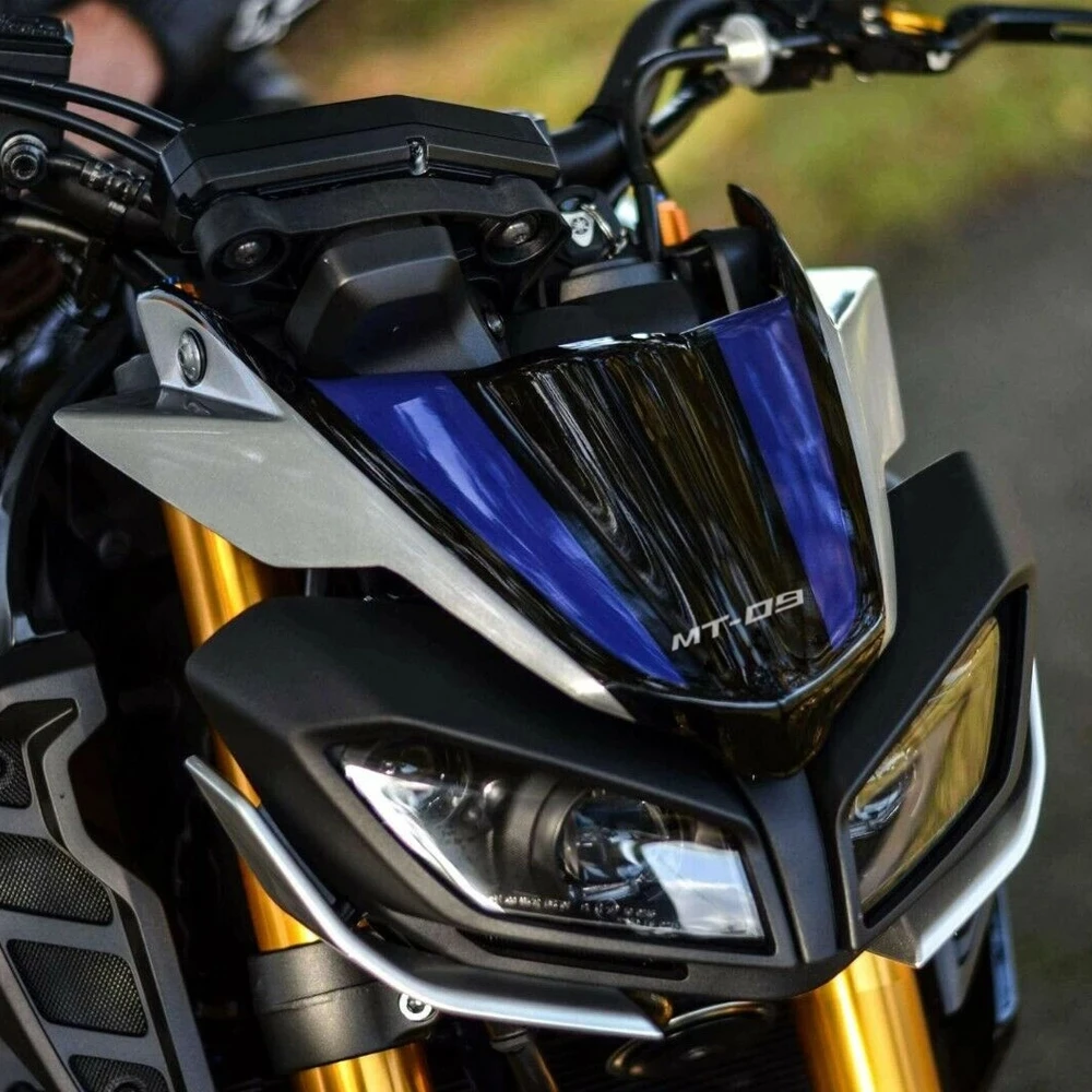 

FZ MT 09 Motorbike Windshield Front Fender Beak Nose Cone Extension Extender Cover Cowl For Yamaha MT09 FZ09 2017 2018 2019 2020