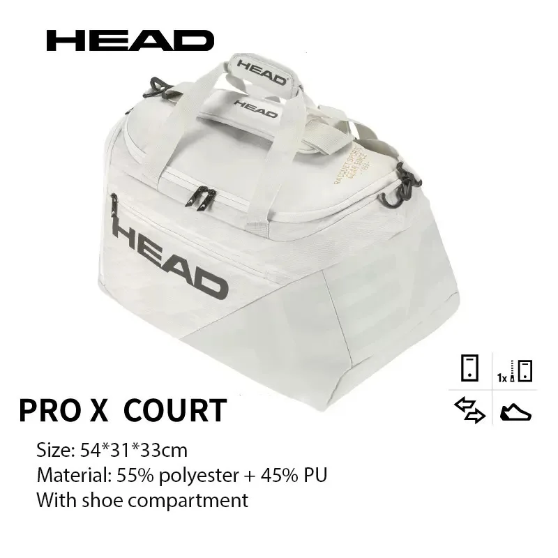 HEAD Pro X Djokovic Series Court Bag Tennis Backpack Packs 9R
