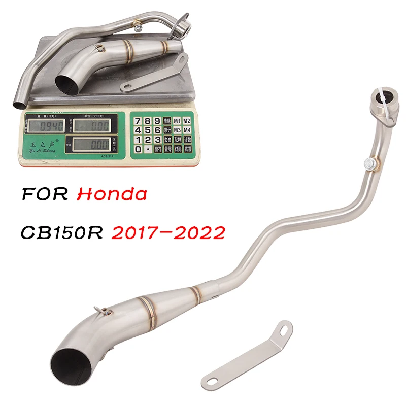 

FOR HONDA CB150R 2017-2022 51MM Motorcycle Exhaust Pipe Escape Front Link Pipe Connect Tuber Slip On Stainless Steel