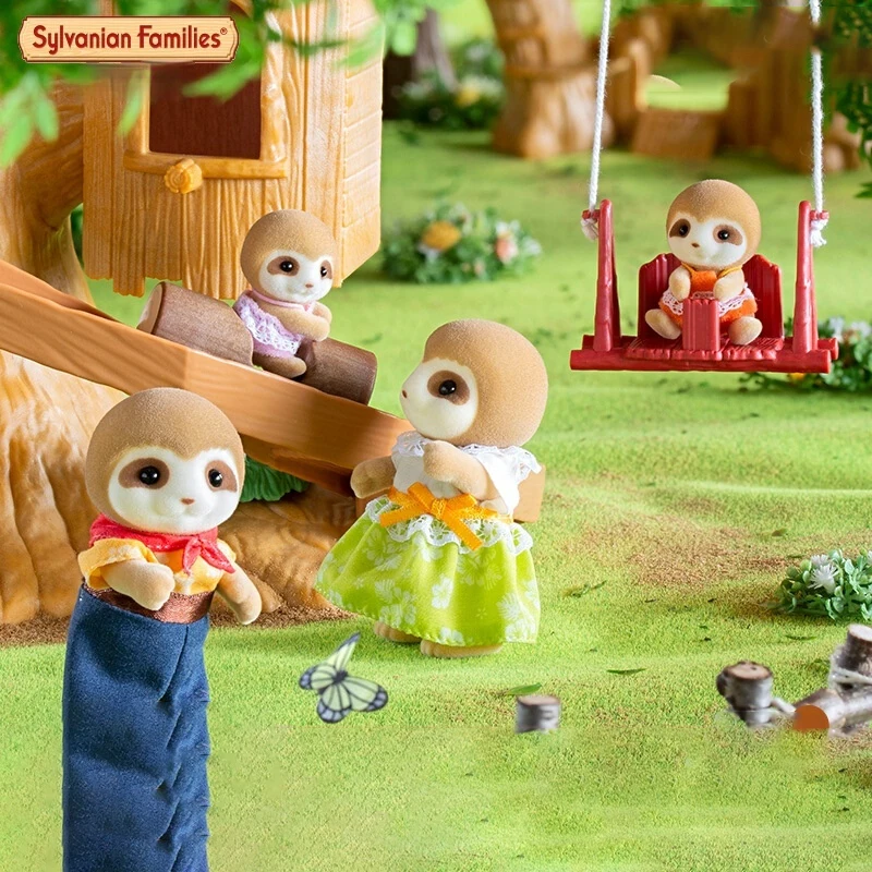 Authentic Sylvanian Families Anime Character Simulation Playhouse Toy Room Decoration Toy Christmas Gift 2