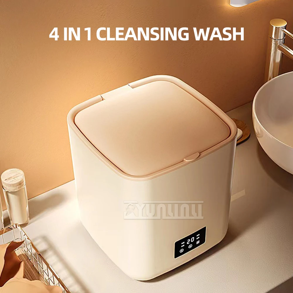 Automatic Wash Machine 7L Large Capacity Underwear and Sock Dehydration Machine Small Wash Hosiery Machine 4