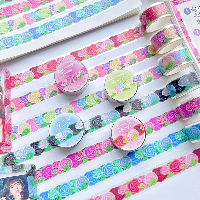 子供のためのカラフルな花柄の紙吹雪 スクラップブッキング かわいい装飾テープ Pvc文房具 Aliexpress 子供のためのカラフルな花柄の紙吹雪 スクラップブッキング かわいい装飾テープ Pvc文房具 Aliexpress
