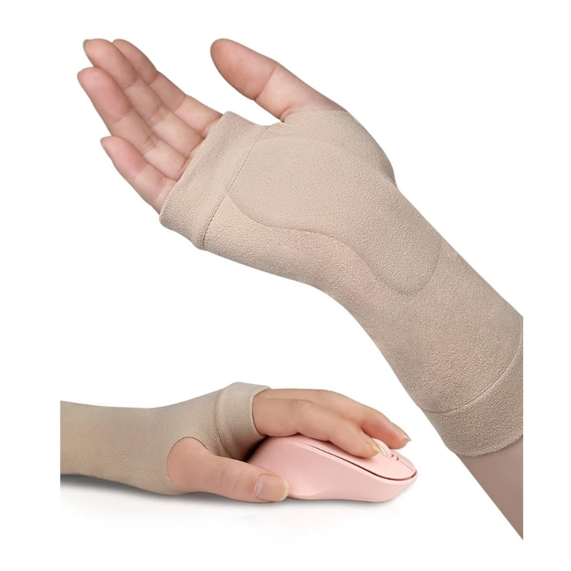 Compression Arthritis Gloves Wrist Support Joint Pain Relief Elastic Hand Women Men Wristband for Sports Typing 1 Pair fingerless gloves compression gloves wrist support arthritis gloves