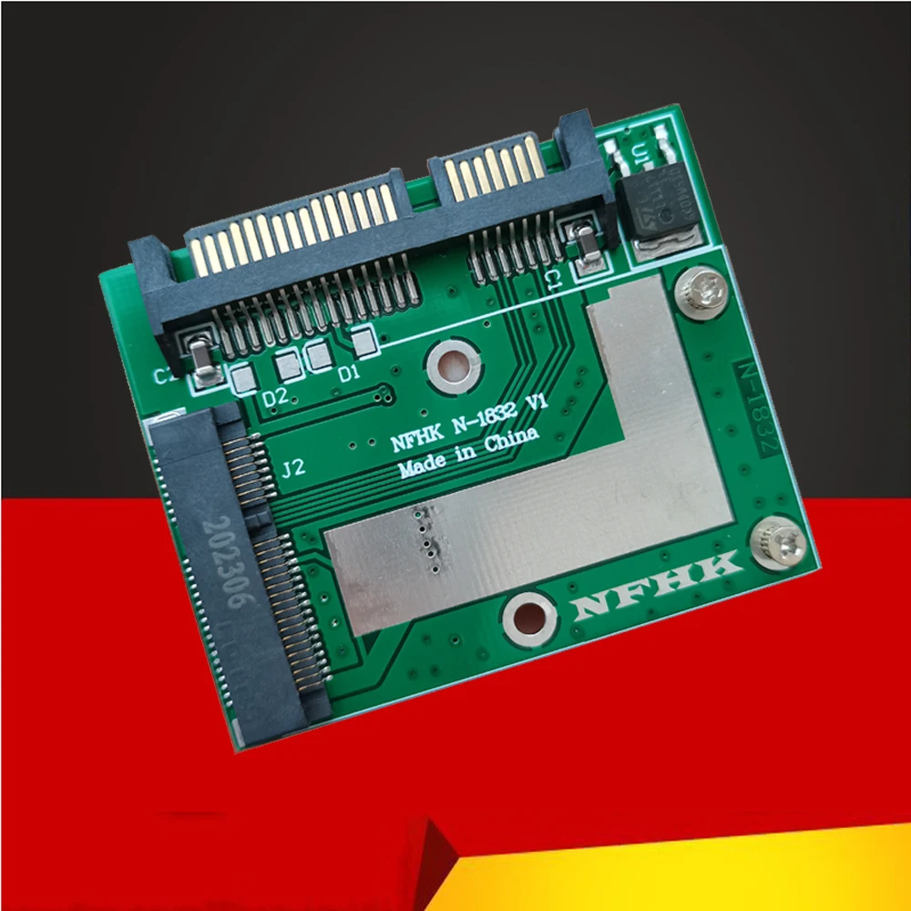 Адаптер mSATA SSD на 2,5 дюйма, SATA III, 6,0 Гбит/с