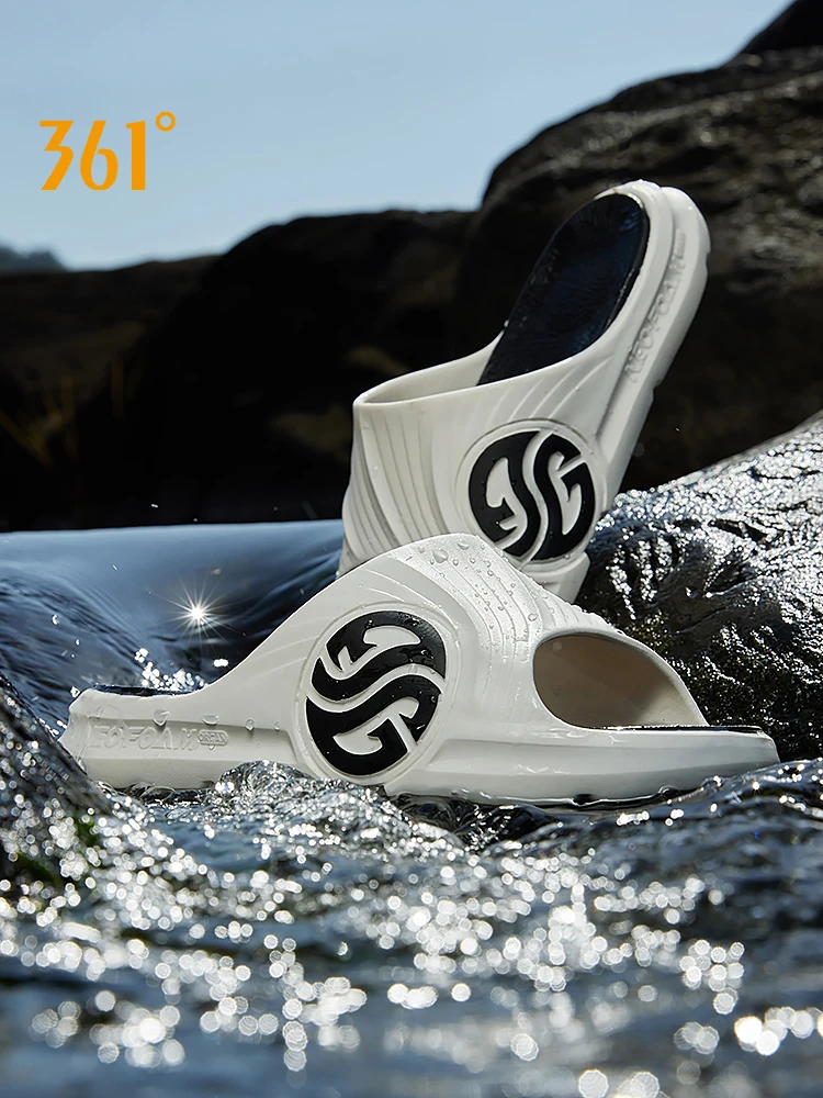 361 Degrees AG Aaron Gordon Men Slippers Non-Slip Sports Soft Elastic Thick Bottom Beach Casual Basketball Sandals 672126702F