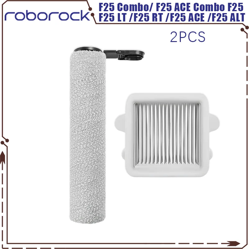 Roborock Soft Roller Brush For F25, F25 LT, F25 GT, F25 RT, F25 ACE, F25 ALT, F25 BX, F25 T, F25 ACE Combo, F25 Combo, Cordless Wet Dry Vacuum Cleaner, Mop Vacuum Replacement Part Accessory Kit - View #8