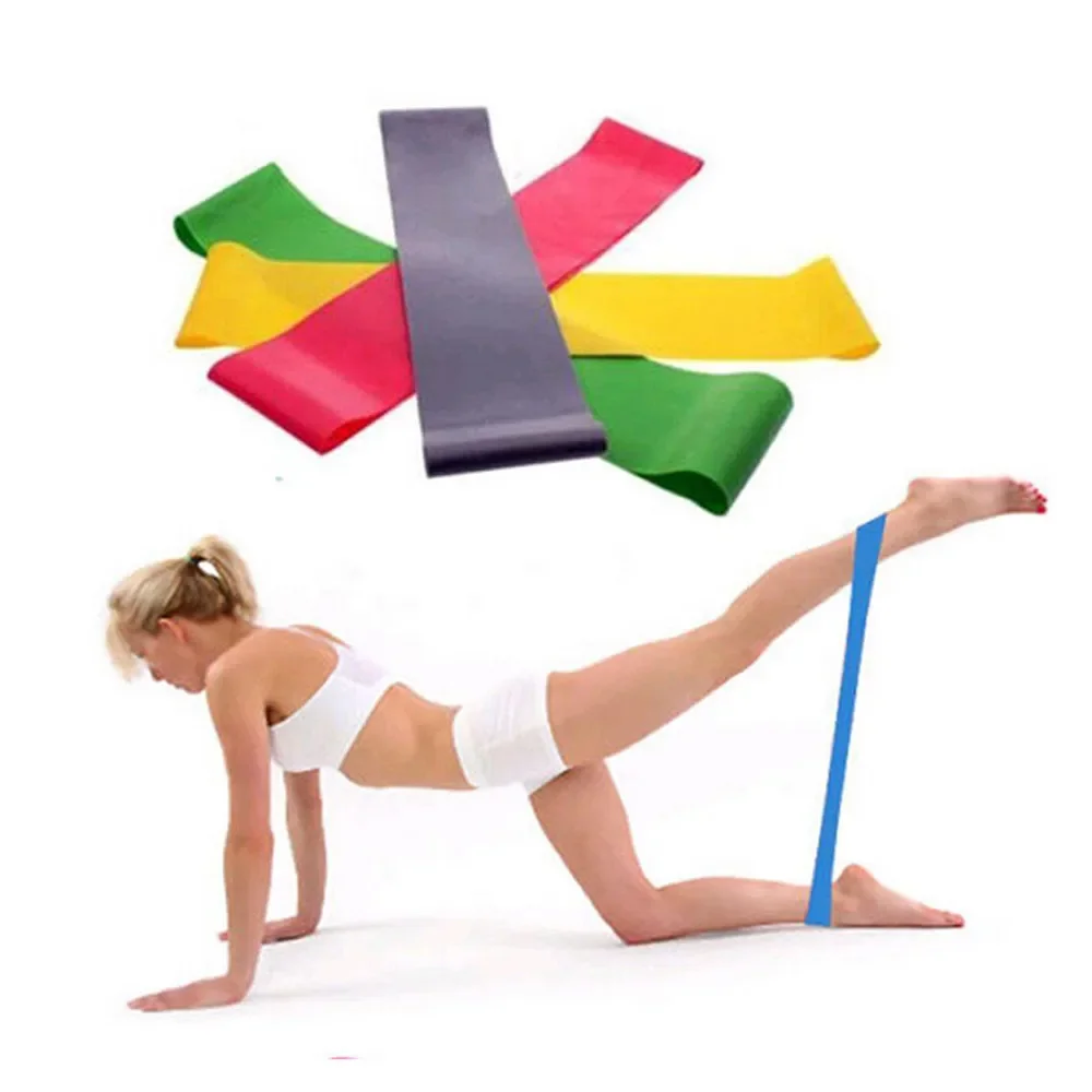 Fitness Resistance Band Fitness Accessories 1PC Resistance Band Loop Yoga Pilates Home GYM Fitness Exercise Workout Training Body Pilates Strength Training