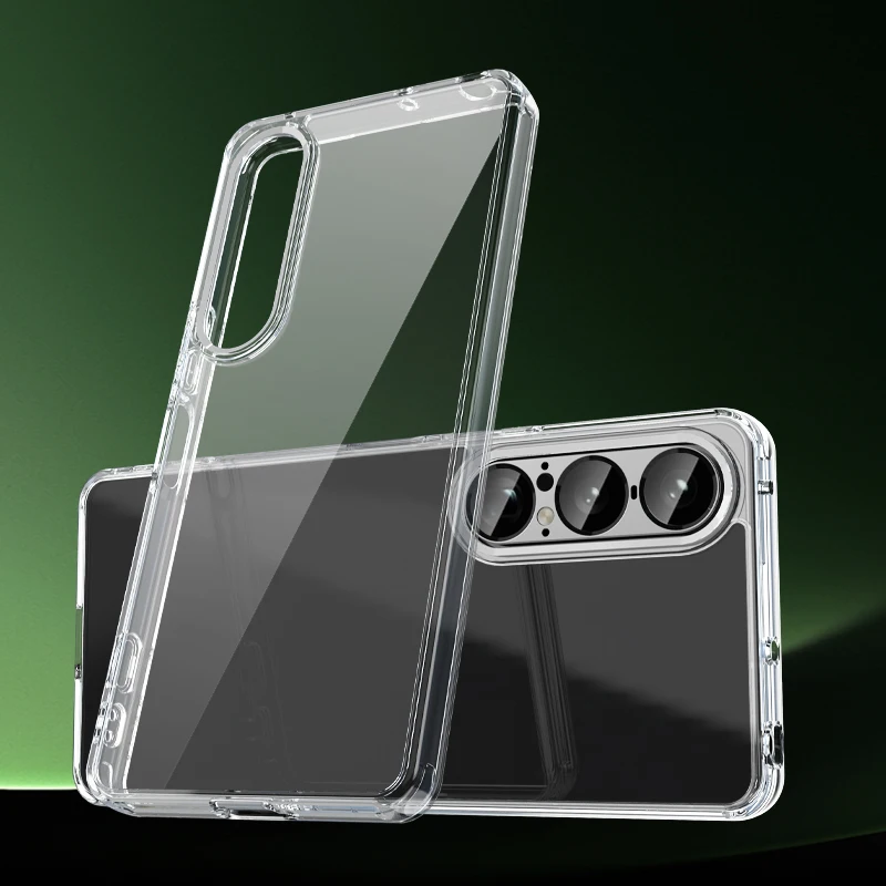 Enhanced Phone Case Cover with TPU Border and Acrylic Backplane - Durable Protective