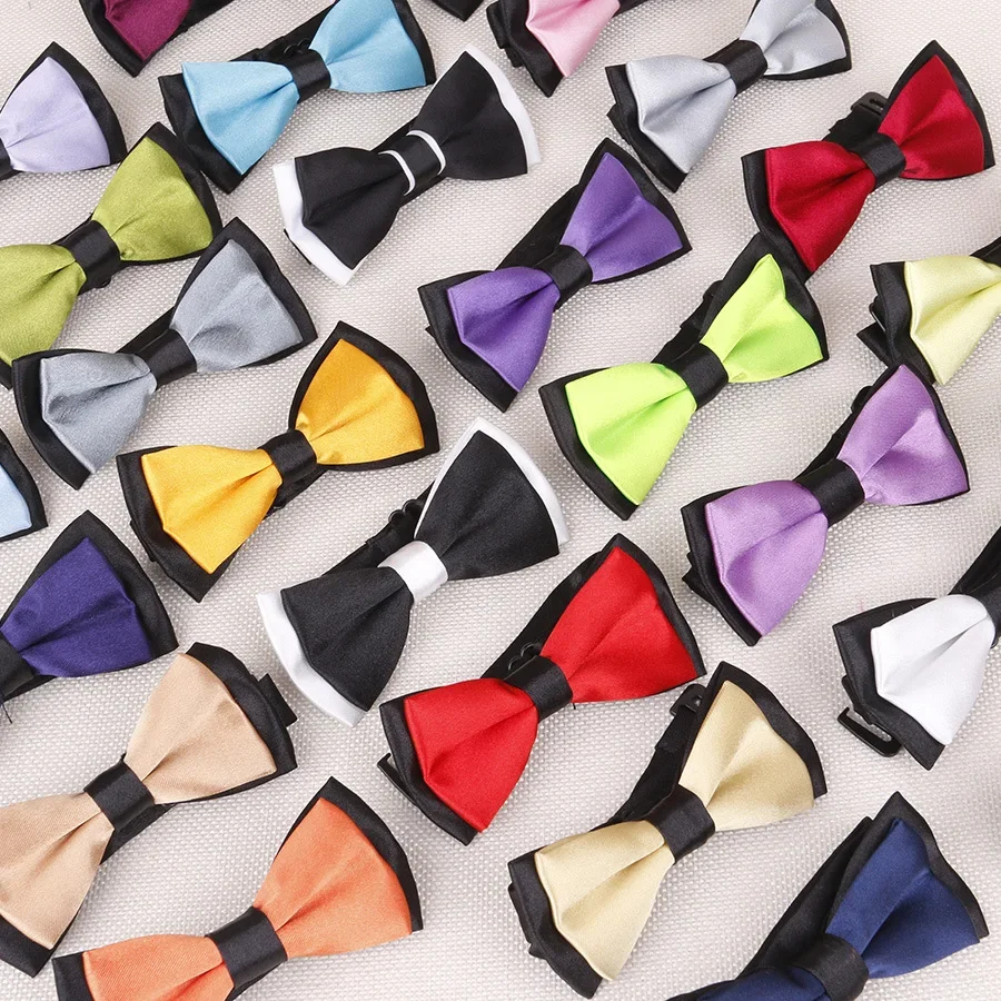 Bow tie Wedding classic kid suit neckwear baby boy's adjustable bowtie
