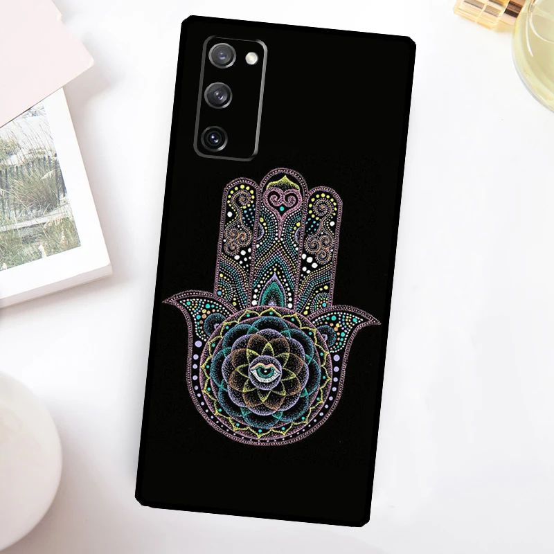 Hamsa Hand of Fatima Art Protective Phone Case