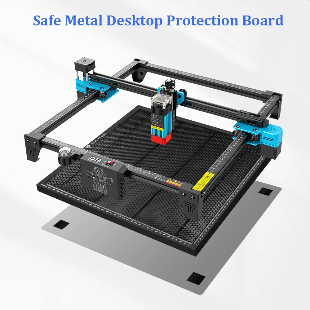 de aço, Plataforma para TTS Laser Machine, Clean Cutting Work, 500x500mm