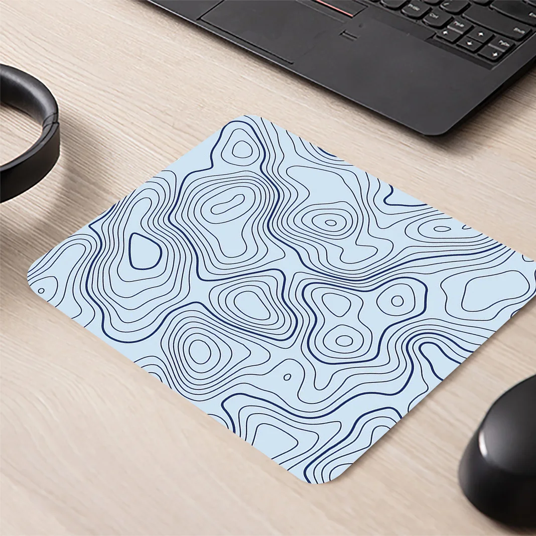 

Asanoha Line Topography Mouse Pad Office Accessories Keyboard Gaming Rubber Mousepad Keyboards Computer Peripherals Non-slip Mat