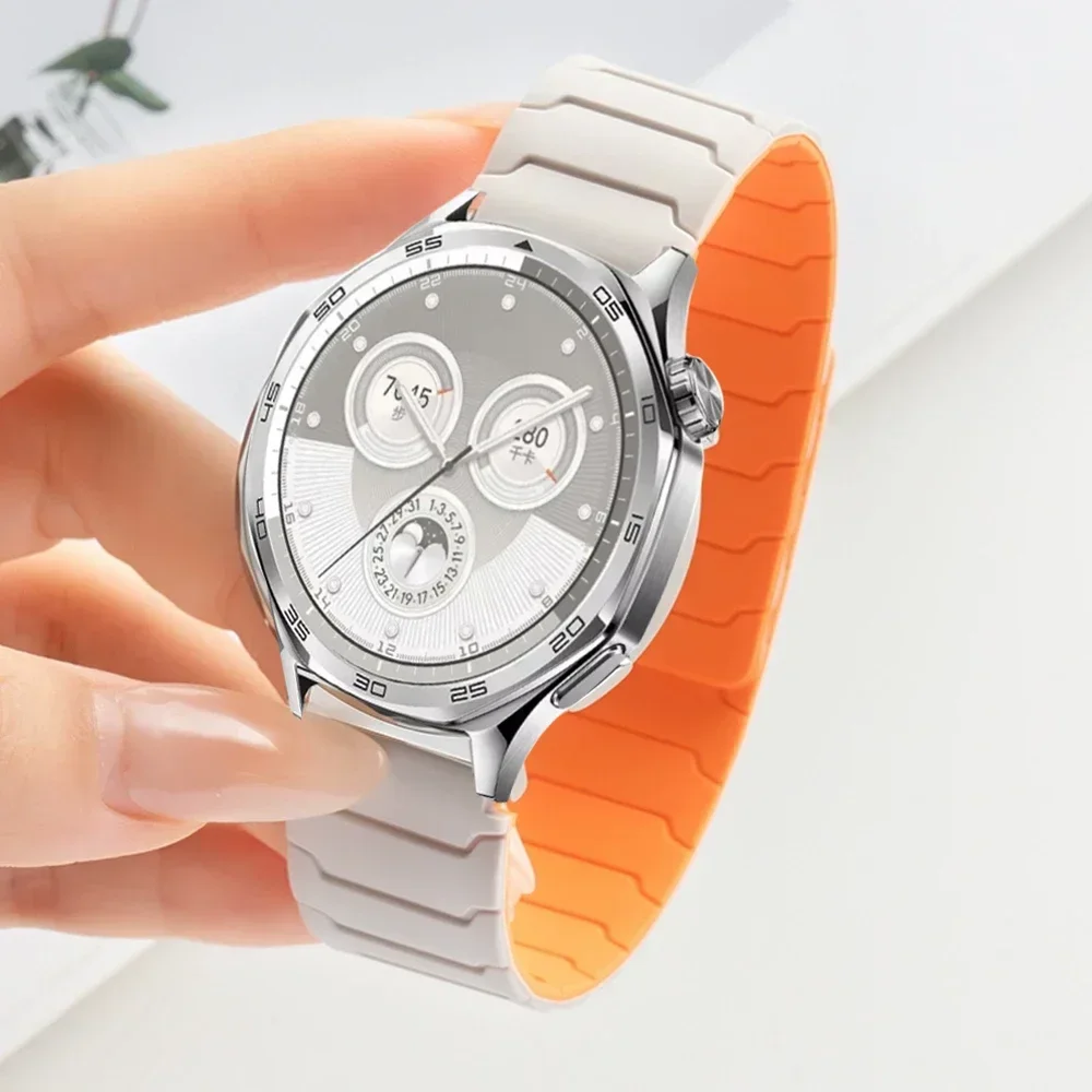 Premium Silicone Magnetic Watchband, 20mm/22mm - Universal Fit