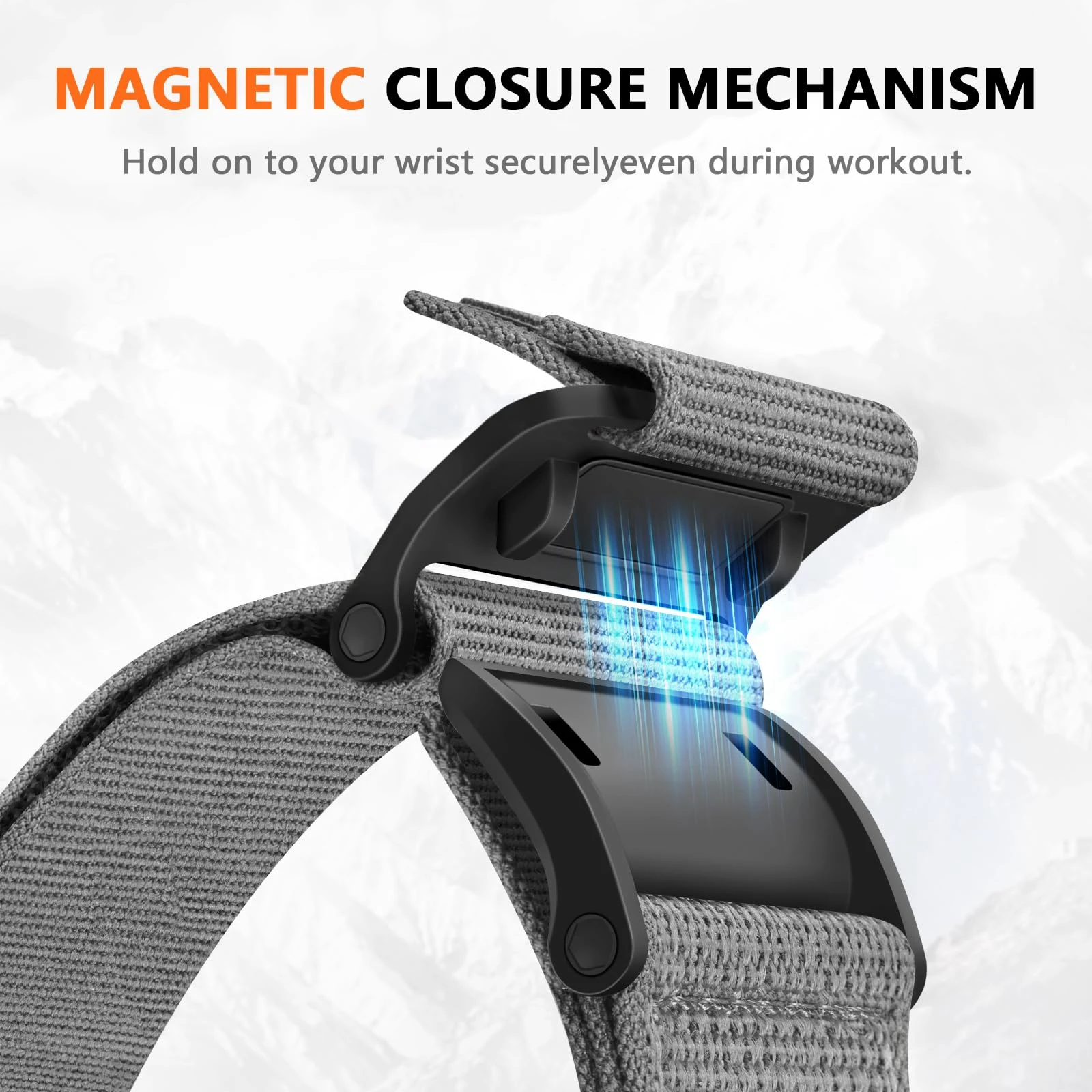 Universal Magnetic Buckle Nylon Quick Release Strap - Sports Model Replacement Accessory