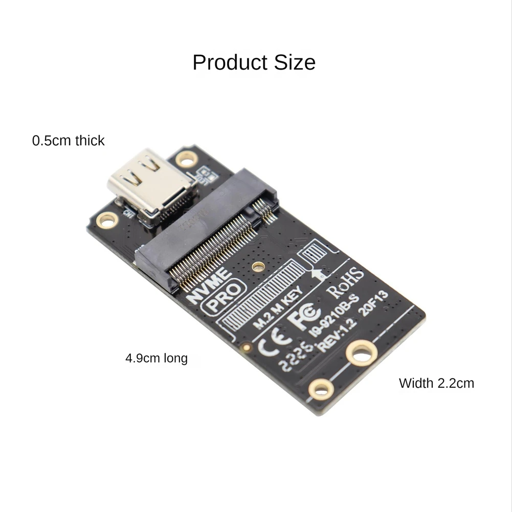 TYPE-C to M2  NVME NGFF SSD  NVMe Ŭ, M.2-USB 3.1, CŸ , M2 SSD 2230, 42, 60/80