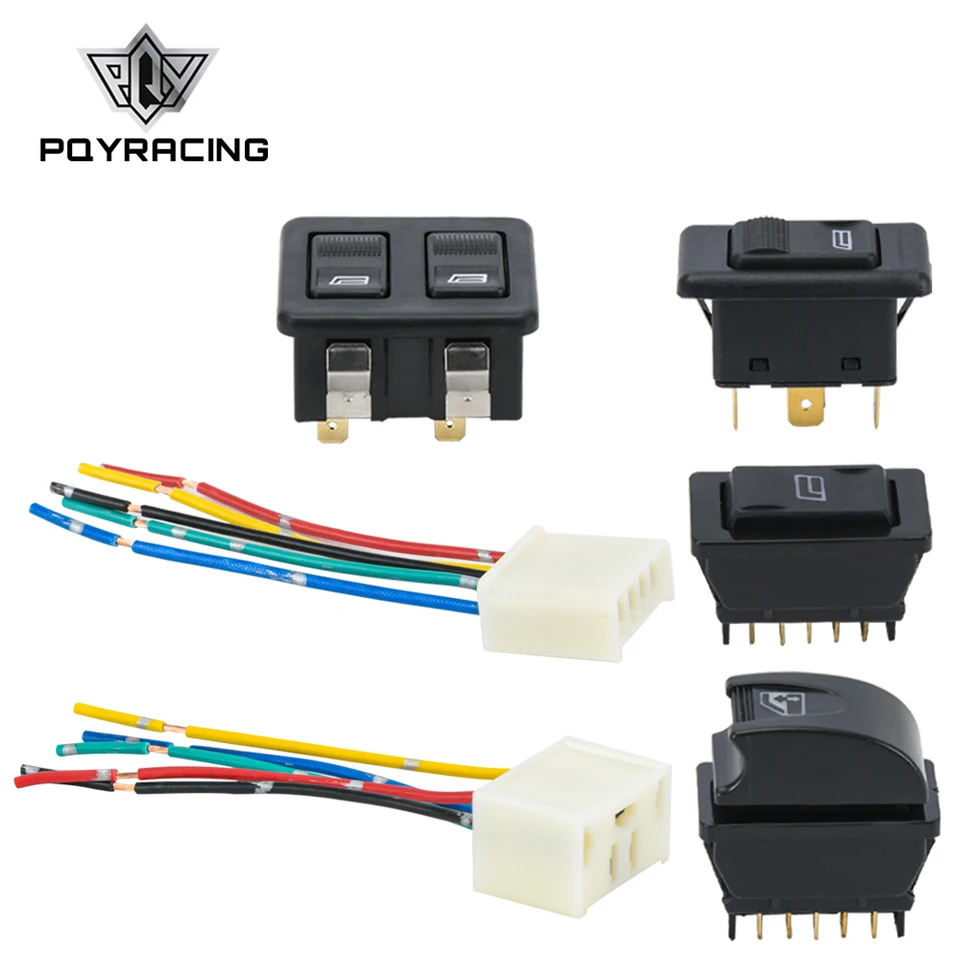 Interruptor Universal De 5 Pines Para Ventanas De Coche - Control Maestro De Balancín, 12V DC, Marca Uxcell